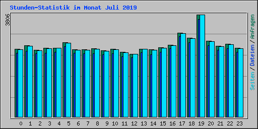 Stunden-Statistik im Monat Juli 2019