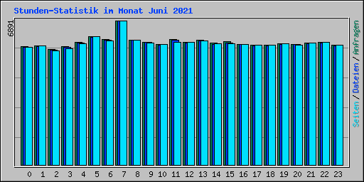 Stunden-Statistik im Monat Juni 2021