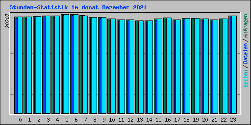 Stunden-Statistik im Monat Dezember 2021